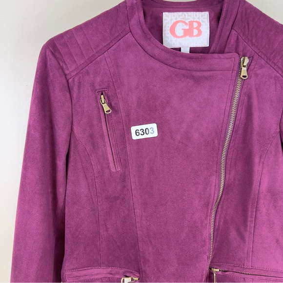 GB xsmall 15 p2p. 19” length zips purple great preowned condition - Picture 6 of 11